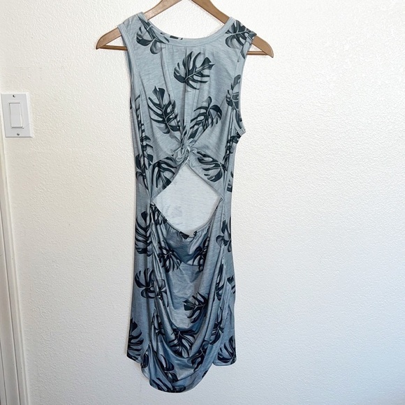 Dresses & Skirts - FIYOTE Womens Summer Sleeveless Keyhole Twist Tropical Dresses Ruched Mini Dress